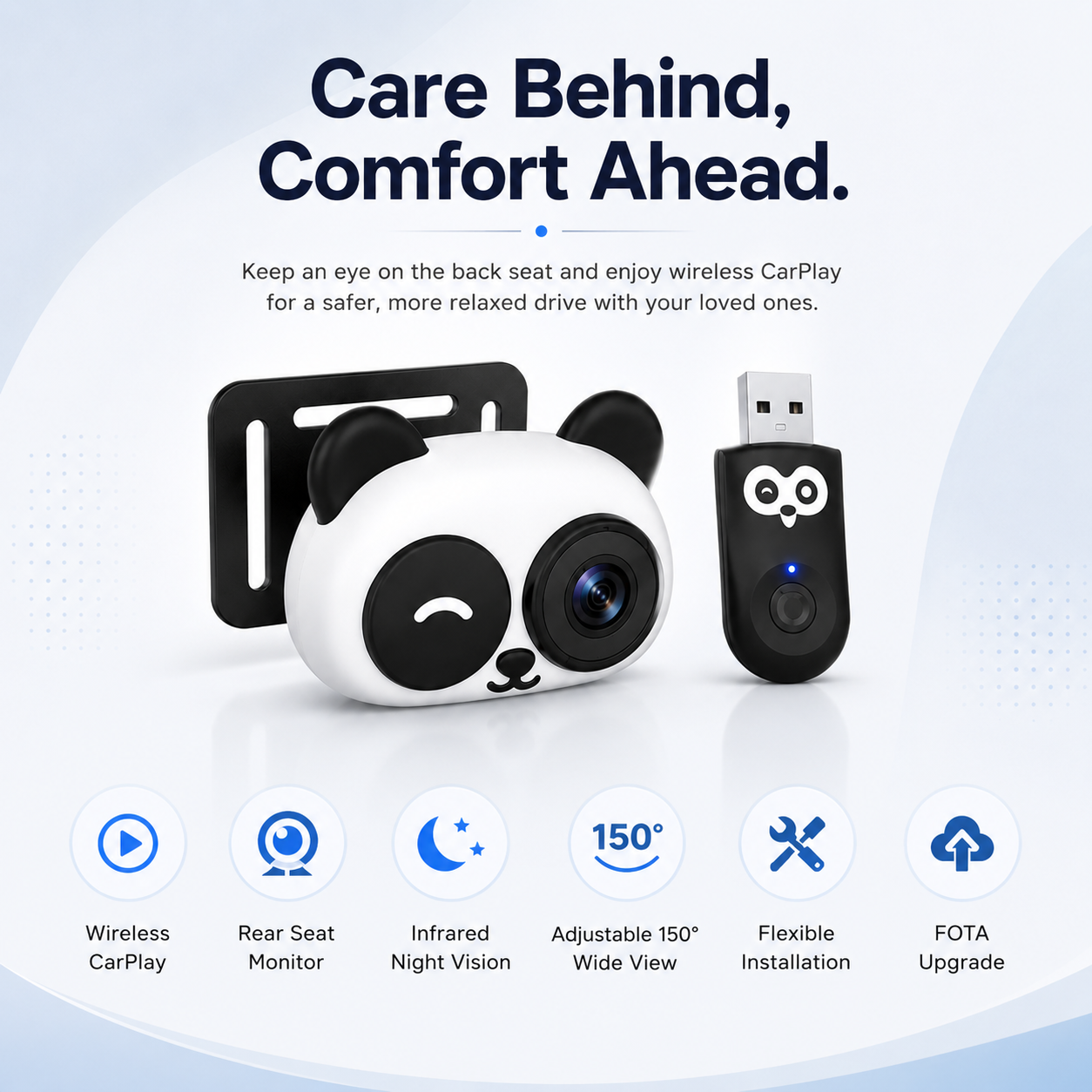 Lanzarosa Cabin Care Wireless CarPlay Adapter